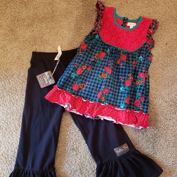 Matilda Jane Christmas set Sz 6 - Picture 1 of 1